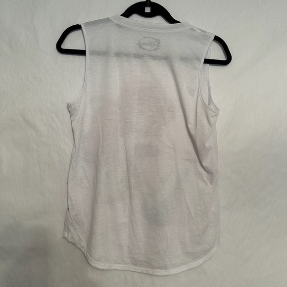 Disney The Little Mermaid White Ariel Sketch Drawn Artsy Tank Top Size Small - Picture 4 of 12